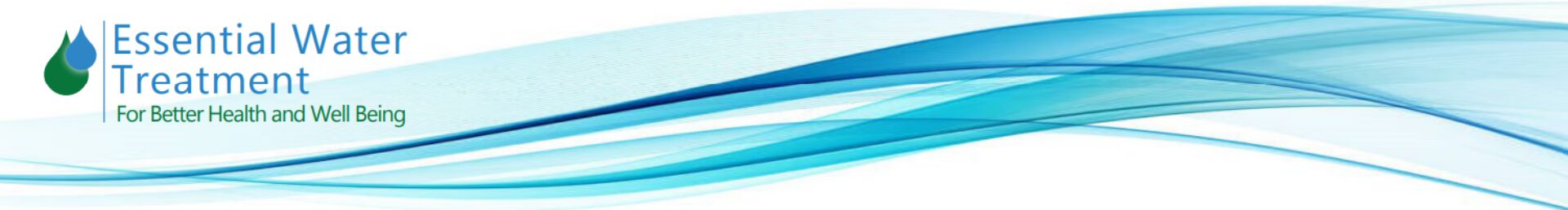 A blue and white background with some waves